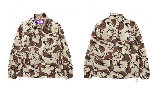 THE NORTH FACE PURPLE LABEL 推出 Camouflage Print Mesh Coaches Jacket